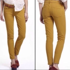 Anthropologie Pilcro & The Letterpress The Stet Mustard Pants